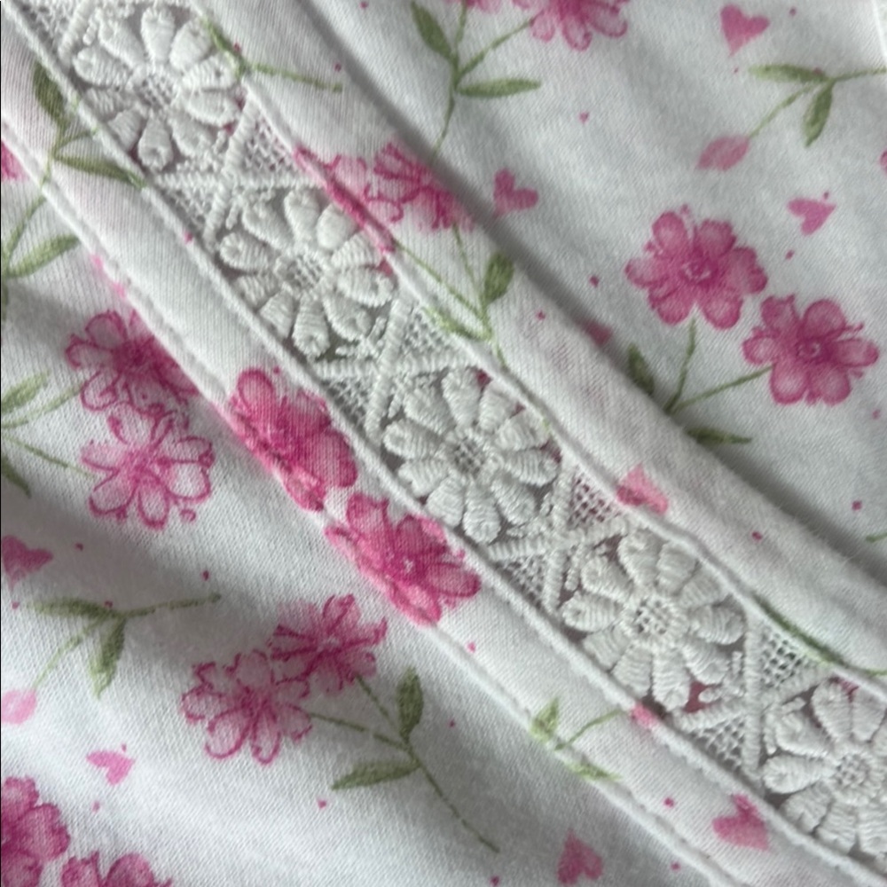 Carole Hochman White and Pink Pajamas‎ Size S - Picture 8 of 11